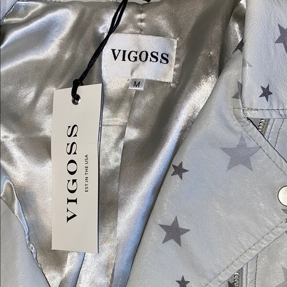 Grey star jacket sizes small and medium - Picture 2 of 4